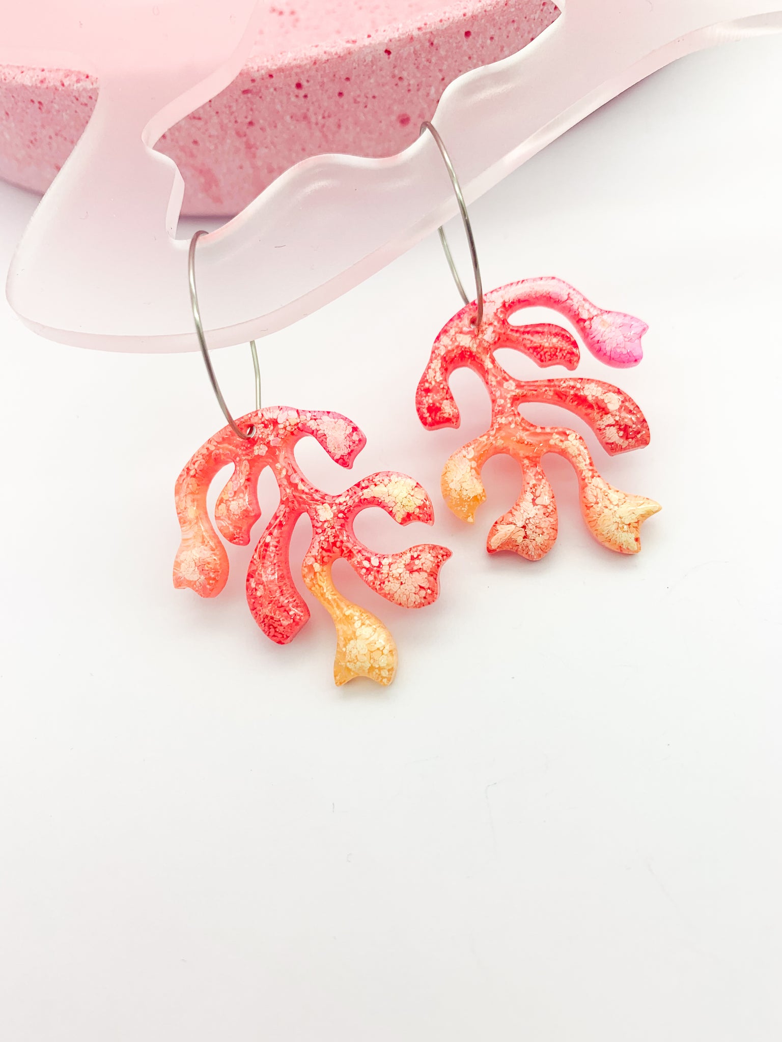 UNDERWATER INKY Coral Hoop #1