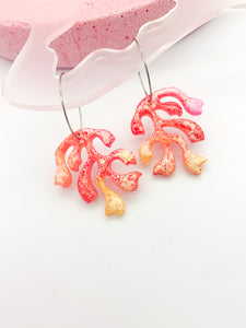 UNDERWATER INKY Coral Hoop #1