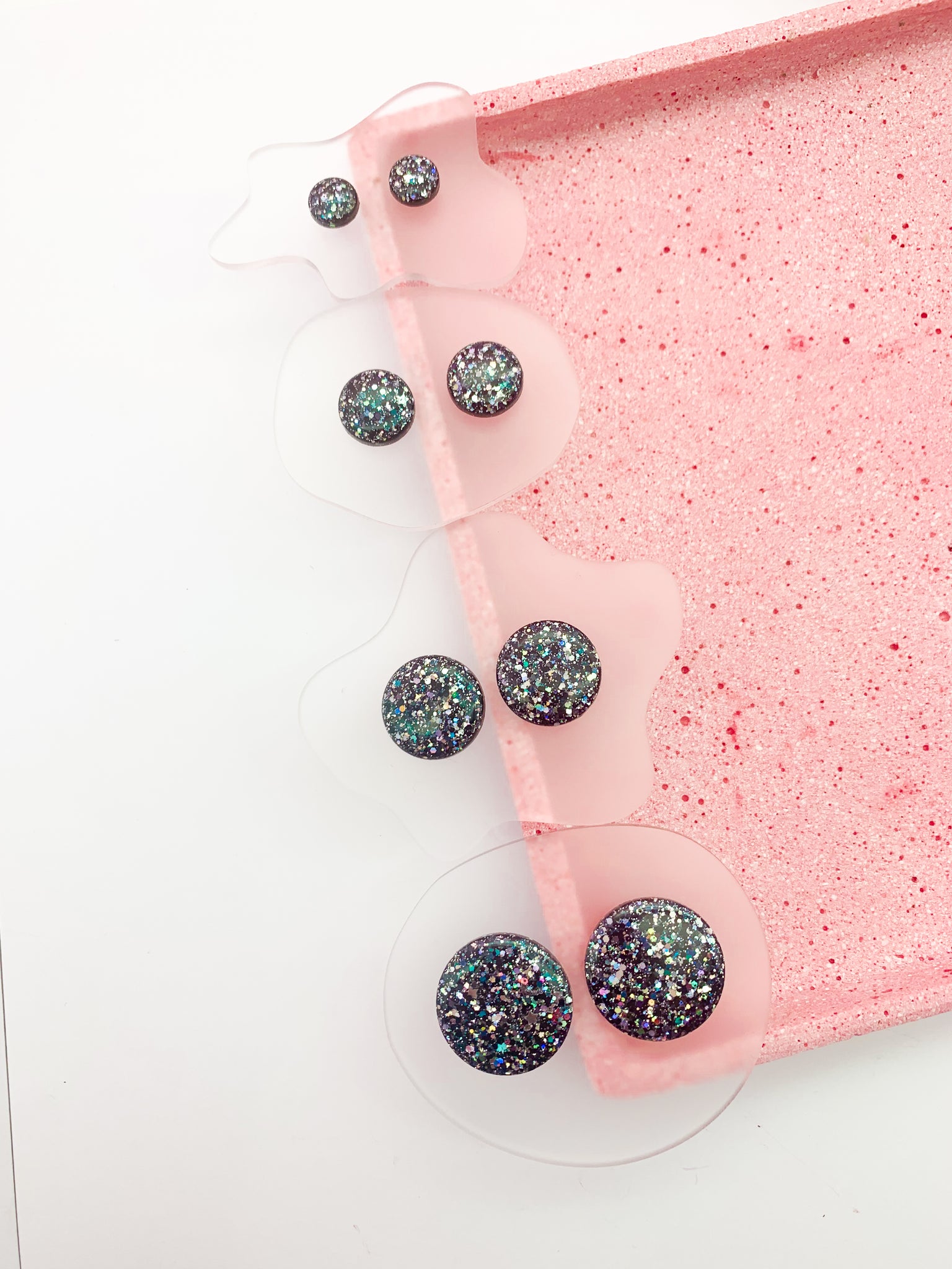 Galaxy SPARKLE Studs - Choose your size!