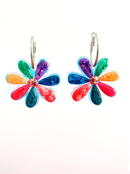 3D Flower Hoops