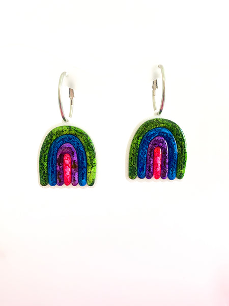 3D Rainbow Hoops