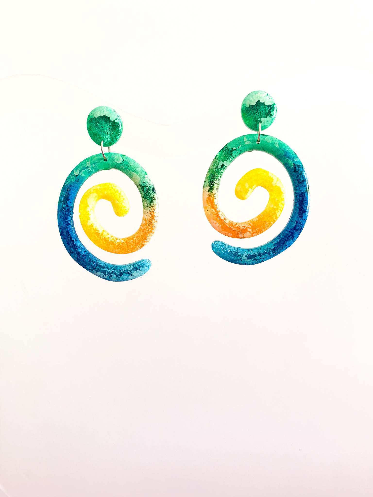 Inky Spiral Dangles