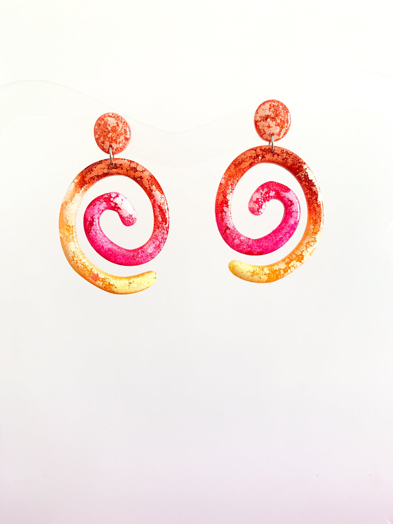 Inky Spiral Dangles