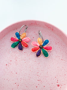 3D Flower Hoops