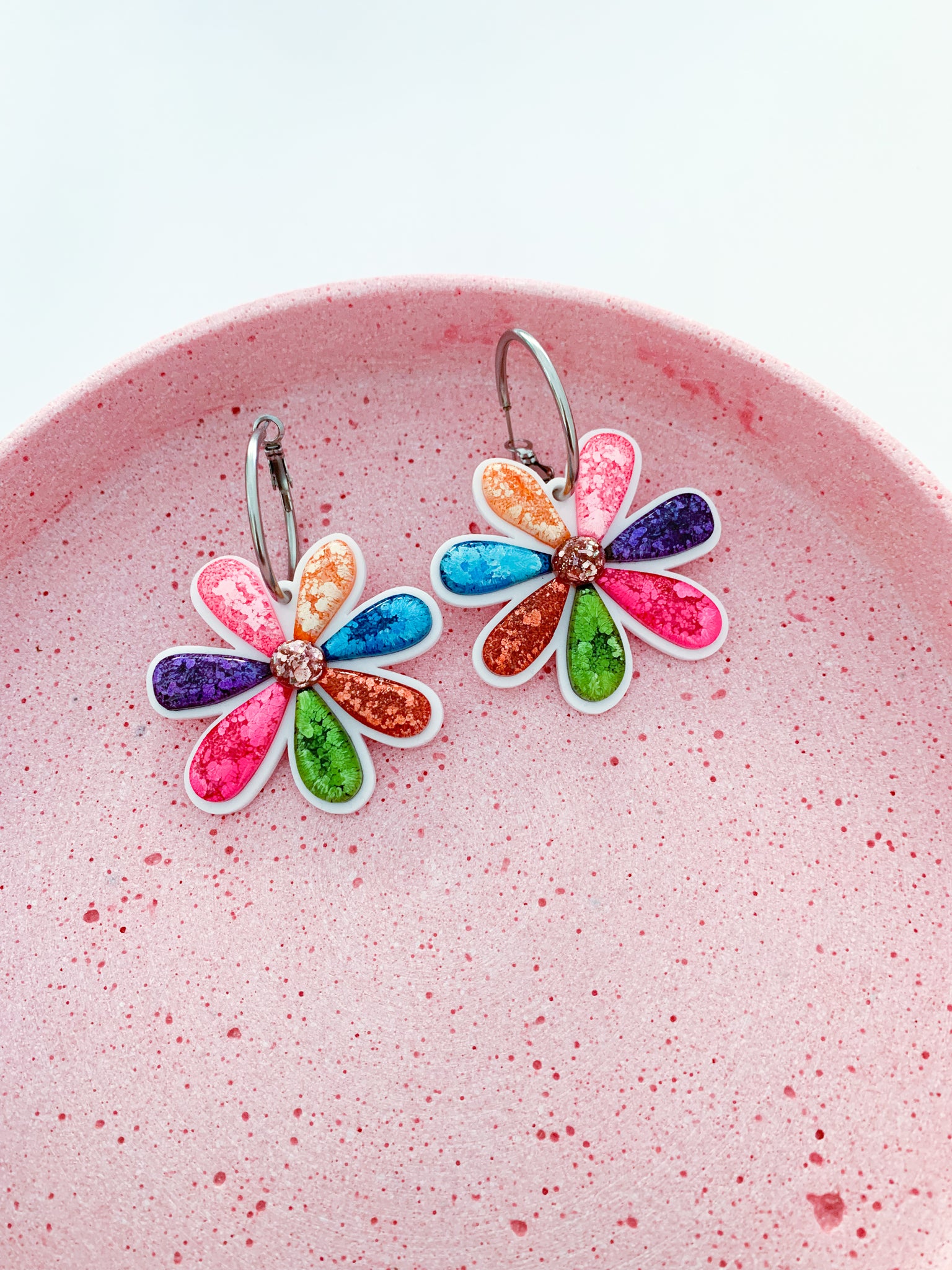 3D Flower Hoops