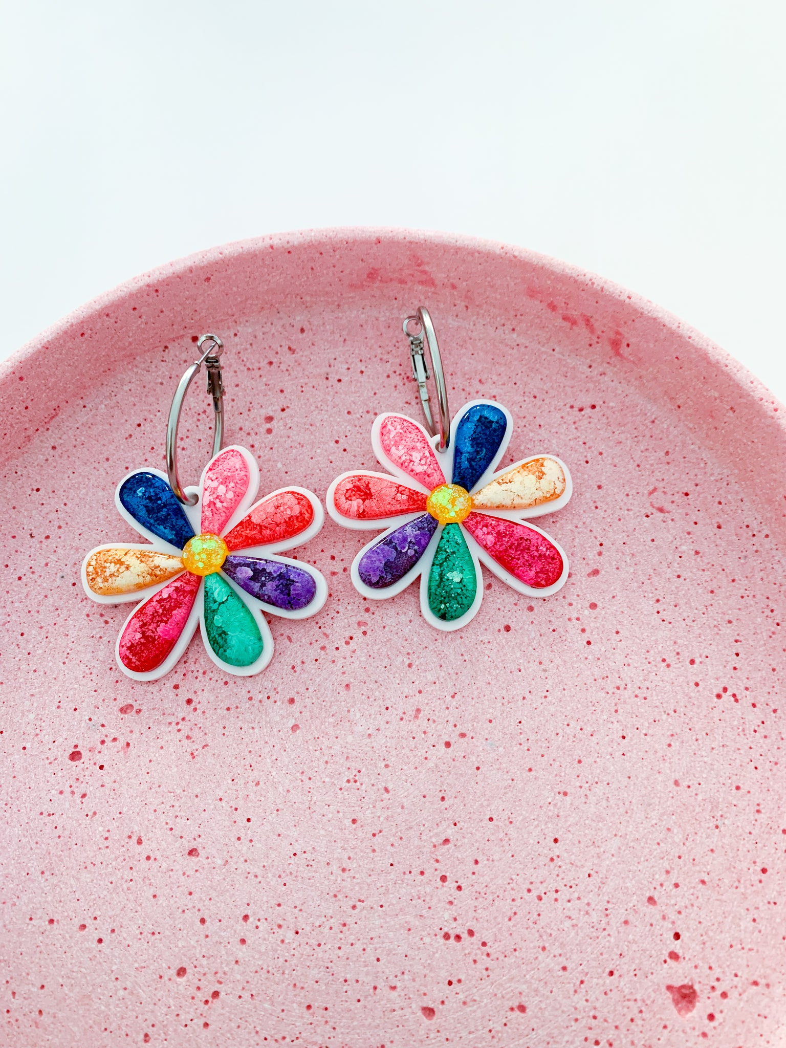 3D Flower Hoops
