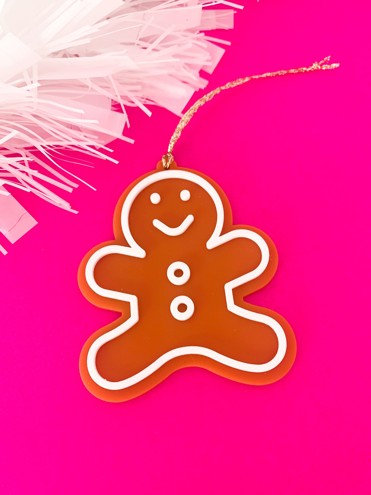 Gingerbread Man CHRISTMAS Tree Decoration