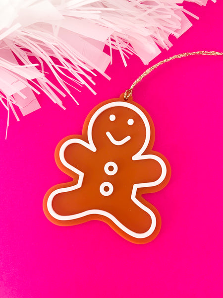 Gingerbread Man CHRISTMAS Tree Decoration