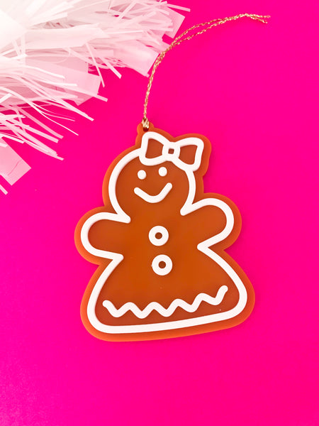 Gingerbread Lady CHRISTMAS Tree Decoration
