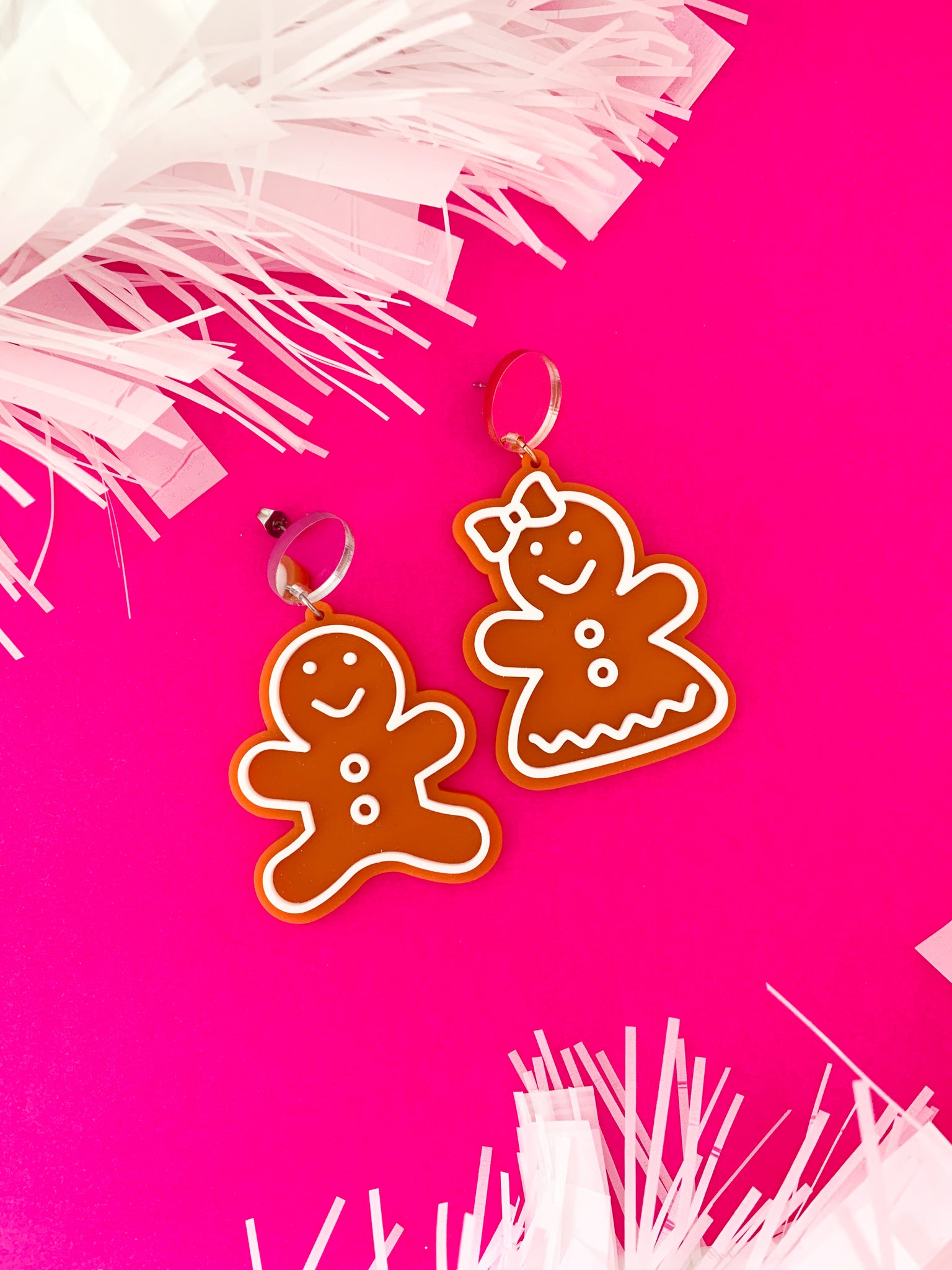 GINGERBREAD Couple Dangles