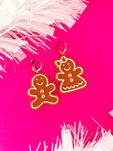 GINGERBREAD Couple Dangles